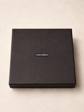 Dolce & Gabbana Dark Brown Empty Gift Storage Box 10.5 x 10 Designer Packaging